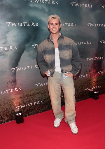 Adam Fogarty at the Irish premiere of Twisters at Cineworld, Dublin.
Picture Brian McEvoy