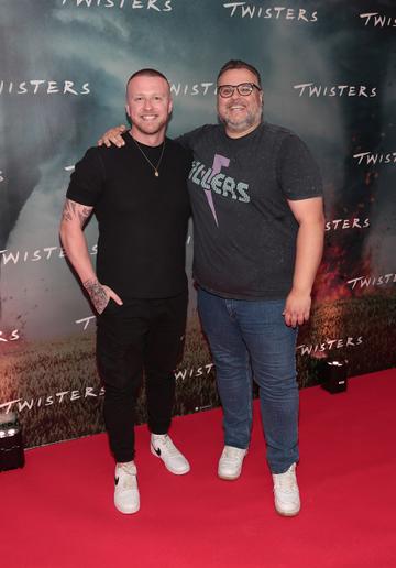 Scott Cashin and Rory Cashin at the Irish premiere of Twisters at Cineworld, Dublin.
Picture Brian McEvoy