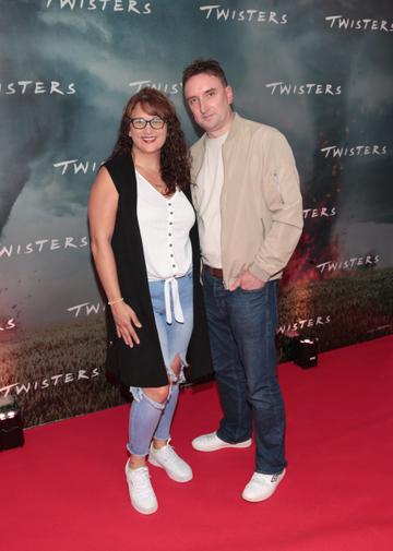 Sarah McGowan and Owen McGowan at the Irish premiere of Twisters at Cineworld, Dublin.
Picture Brian McEvoy