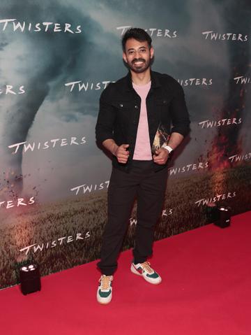 Anish Pereira at the Irish premiere of Twisters at Cineworld, Dublin.
Picture Brian McEvoy