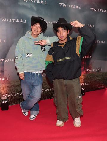 King Ye and Higo at the Irish premiere of Twisters at Cineworld, Dublin.
Picture Brian McEvoy