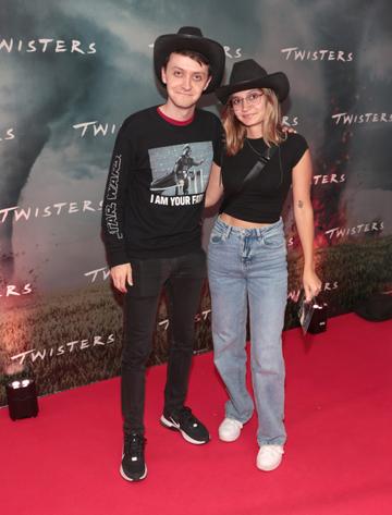 Javier Perez and Marta Perez at the Irish premiere of Twisters at Cineworld, Dublin.
Picture Brian McEvoy